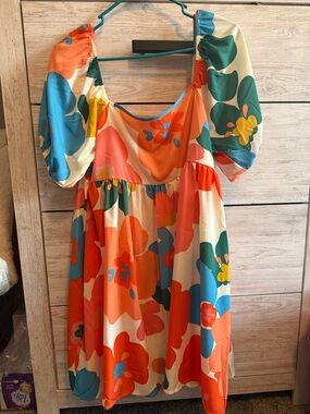 Women’s multicolor floral dress